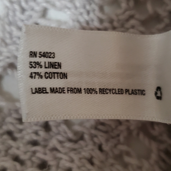 Gap Open knit sweater. Linen/cotton blend. Size M - Picture 9 of 9